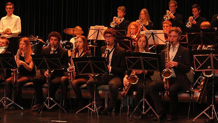 Die Big Band war ein absoluter Höhepunkt beim Schulkonzert. Foto: Sonja Adam