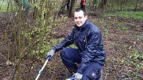 Michael Dörres ist es gewohnt, richtig zuzupacken.