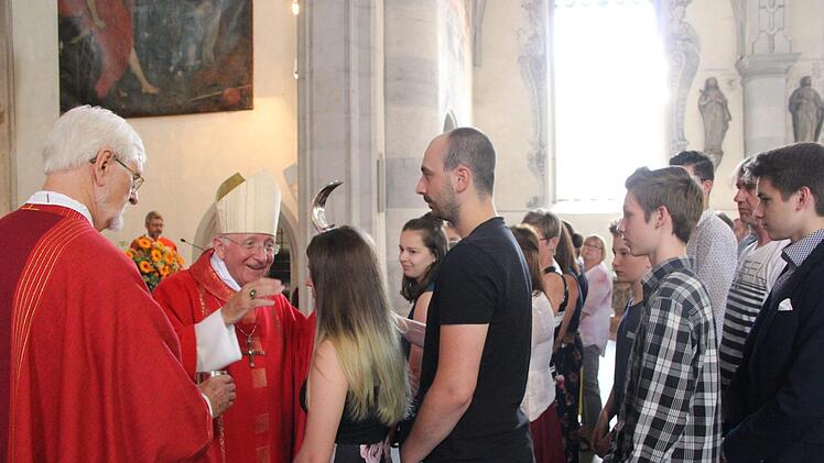 Firmung in Münnerstadt.Heike Beudert