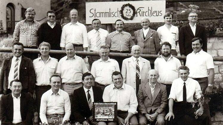 25 Jahre besteht der Stammtisch im Jahr 1982. Foto: privat