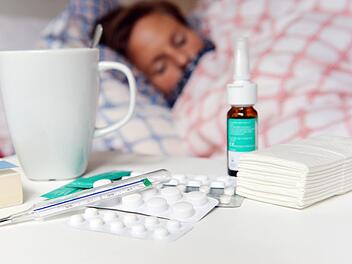 Bislang wurden im Kreis Kronach nur etwa halb so viele Grippe-Erkrankungen registriert wie zur gleichen Zeit im Vorjahr. Foto: Maurizio Gambarini/dpa