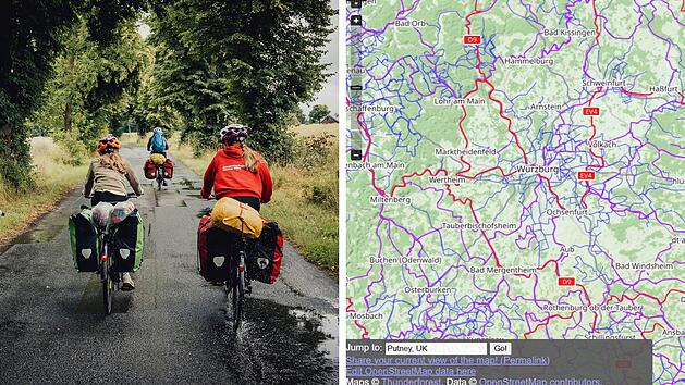 Die Fahrrad-Karte von OpenCycleMap geh&ouml;rt zu den beliebtesten Navigations-Seiten im Internet.