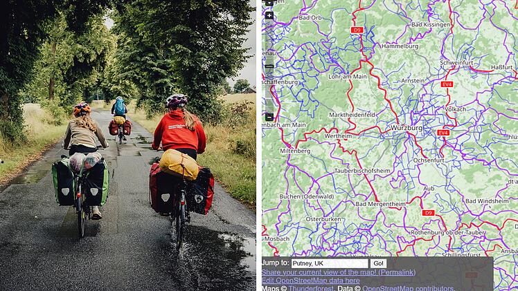 Die Fahrrad-Karte von OpenCycleMap gehört zu den beliebtesten Navigations-Seiten im Internet.