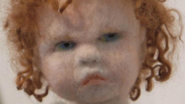 Das "Zornige Mädchen" von Marie Hesemanns (2007). Foto: Berthold Köhler