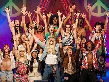 Das Musical "Hair" geht 2018 wieder auf Tournee  in Deutschland. PR