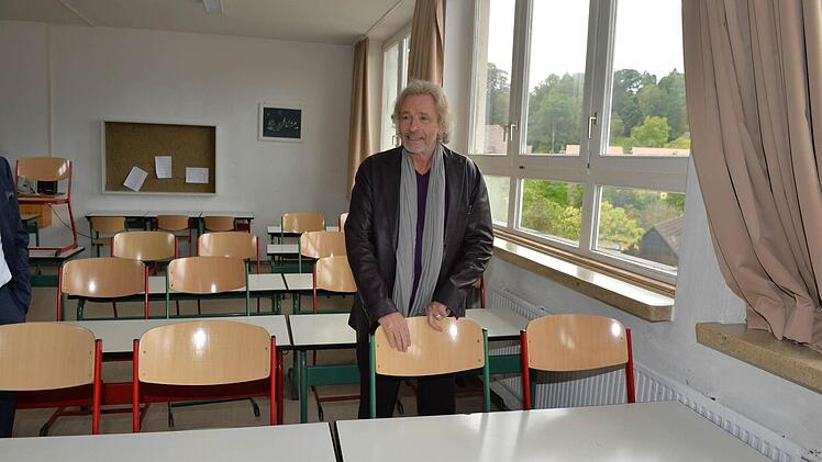 Endstation oberstes Stockwerk. In diesem Raum hat Gottschalk 1971 über den Abiturprüfungen geschwitzt. Foto: Ronald Rinklef