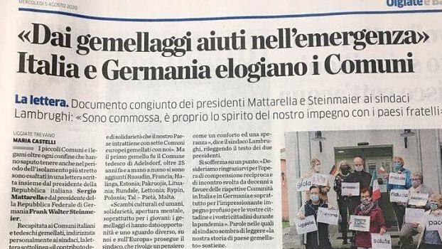 Dieser Zeitungsbericht war der Auslöser.