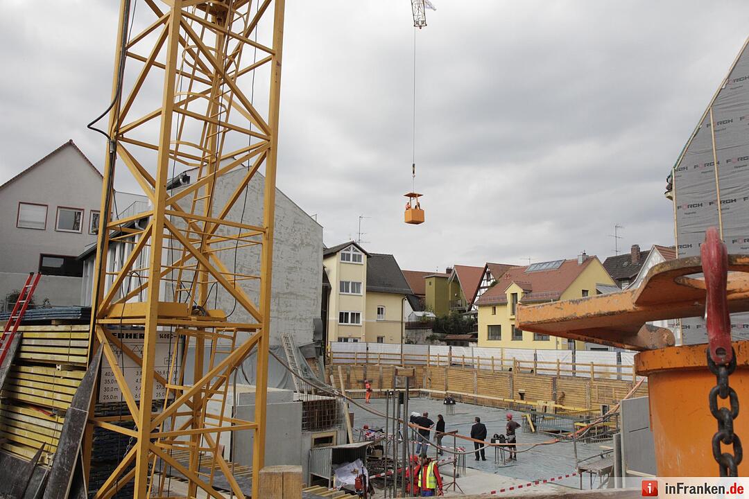 Forchheim: Brauhaus Grundsteinlegung