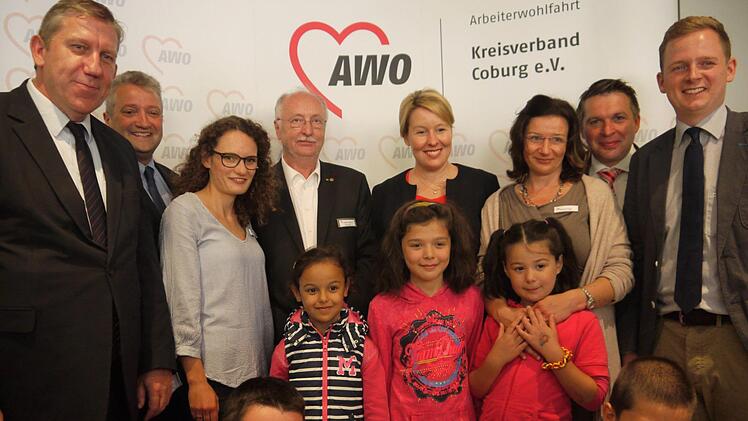 Bundesfamilienministerin Franziska  Giffey besichtigte am Donnerstag das Mehrgenerationenhaus der Arbeiterwohlfahrt in Bad Rodach. Berthold Köhler