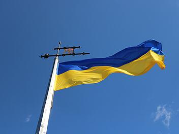 Ukrainische Flagge
