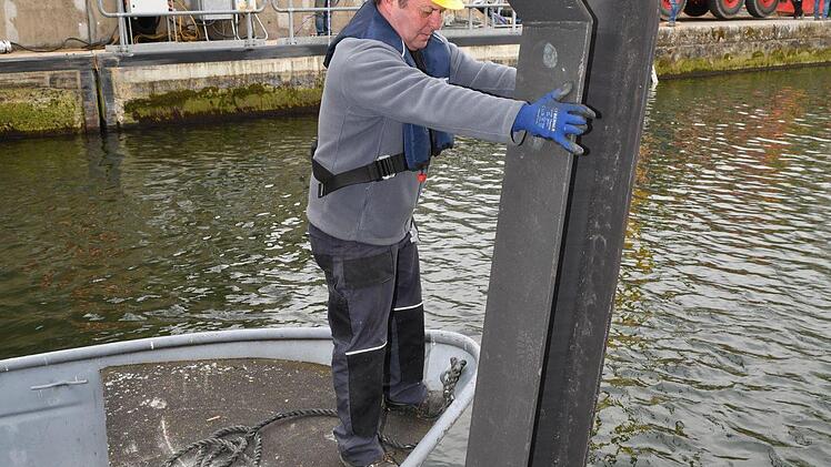 Eingerastet: Die Stütze sitzt.  Foto: Ronand Rinklef