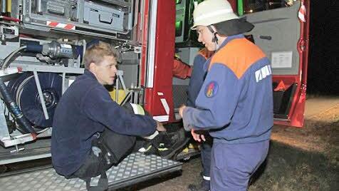 Ein junger Mann war von einem Wildschwein gebissen worden.