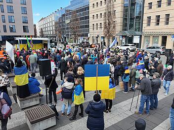 Zwei Jahre Krieg in der Ukraine: Mehrere Demonstrationen in Nürnberg