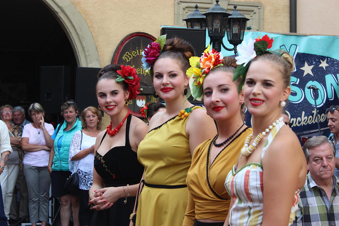 Modenschau im Freihof