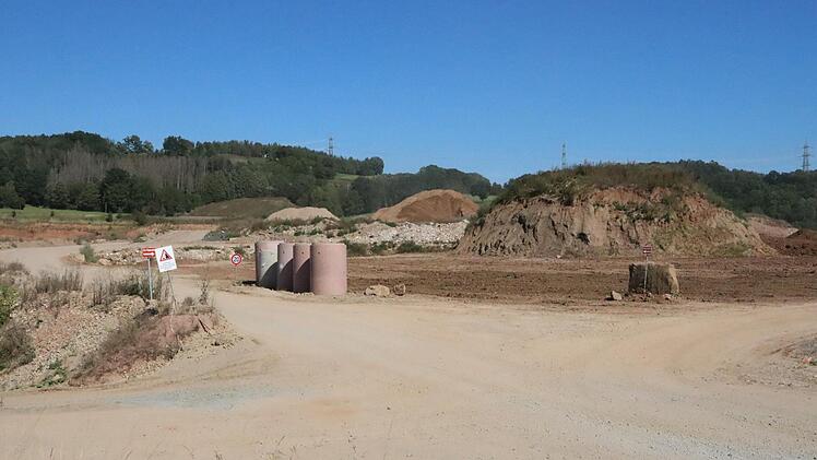 Das Rohstoffabbaugebiet in Marktzeuln soll erweitert werden. Foto: Roland Dietz