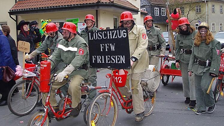 Der Löschzug der FFW Friesen