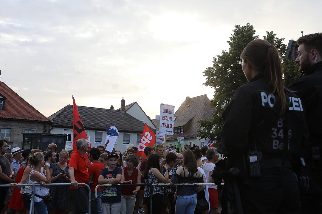 Björn Höcke in Forchheim: Demonstrationen gegen AfD-Politiker