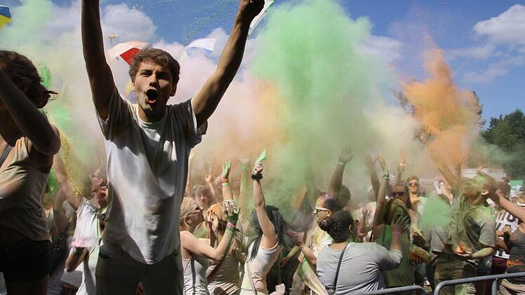 Begeisterung pur beim Farb-Countdown.