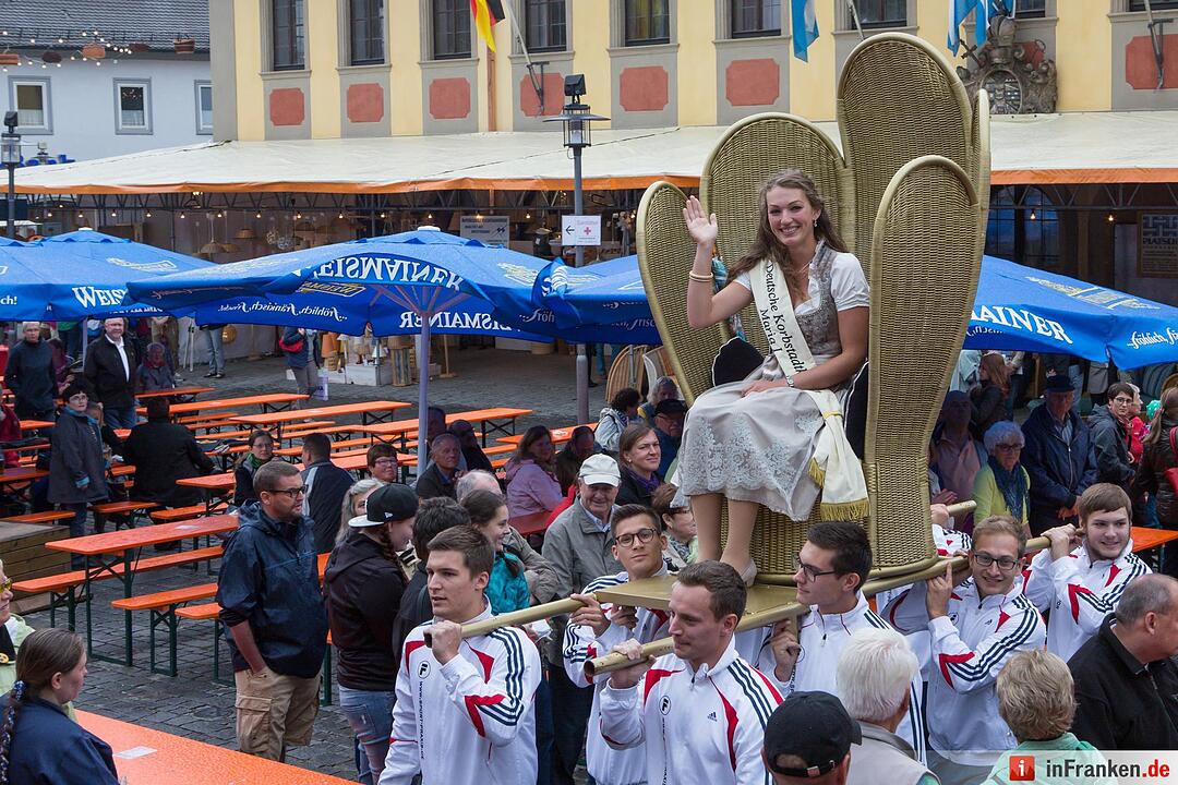 Korbmarkt Lichtenfels 2016 am Samstag