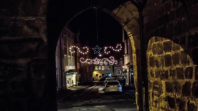 Adventsbeleuchtung Coburg: JudengasseFoto: Jochen Berger