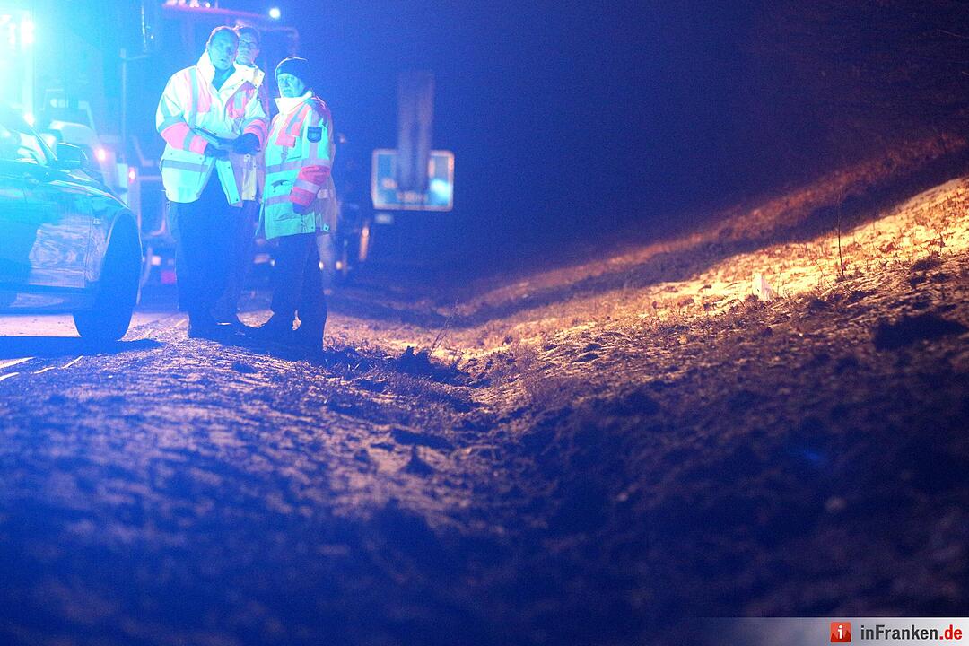 Schwerer Unfall auf der A70