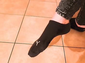 Sind diese Socken für den Winter geeignet? Es gibt da sehr unterschiedliche Ansichtsweisen. Foto: mb