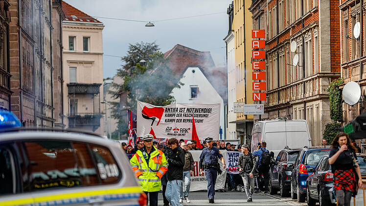 Demonstration in Nürnberg gegen das Urteil im Fall Hanna S.