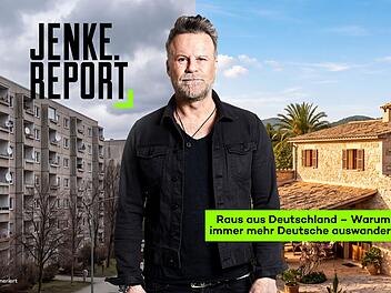 Jenke von Wilmsdorff sucht in "JENKE. REPORT. Raus aus Deutschland - Warum immer mehr Deutsche auswandern" nach den Gr&uuml;nden, warum derzeit etwa 270.000 Menschen pro Jahr unser Land verlassen. Sind sie anderswo gl&uuml;cklicher - und warum?