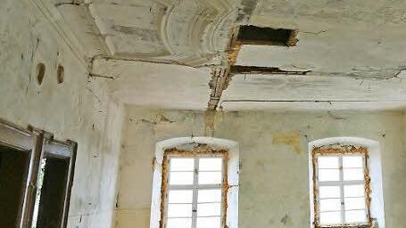 Burg Hiltpoltstein von innen. Da gibt es noch einiges zu tun  Foto: B. Herbst