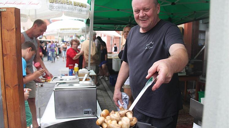 Leckere Pilzpfanne vom Landgasthof Zum Stern.