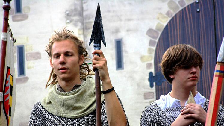 Am Samstag, 15. September, steht "Der Vogt von Botenlauben",  das Freilichtspiel um die Rebellion gegen den hartherzigen Vogt auf der Naturbühne von Botenlauben  im Mittelpunkt des Programms. Foto: Werner Vogel
