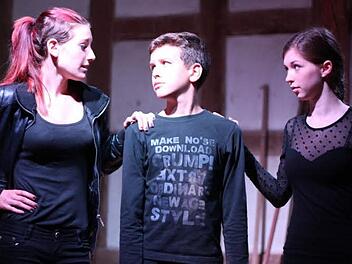 Mimik und Gestik und das überzeugende Spiel brachte den Burgebracher Schülern einen Preis ein. Foto: privat