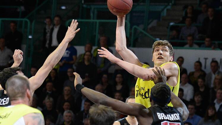 Andreas Seiferth war mit 14 Punkten bester Bayreuther Korbschütze. Foto: Peter Mularczyk