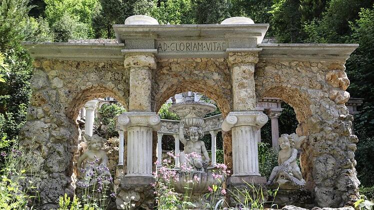 Der Barockgarten in Egloffstein Foto: Barbara Herbst