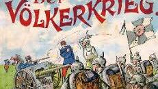Auch für die Vorschulkinder gab es passende Spiele, so dieses Klotz-Puzzle-Spiel um 1915 "Der Völkerkrieg 1914/15".
