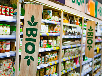 Supermarkt, Eigenmarken, Bioprodukte