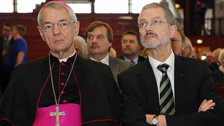 Erzbischof Ludwig Schick und Prälat Peter Neher