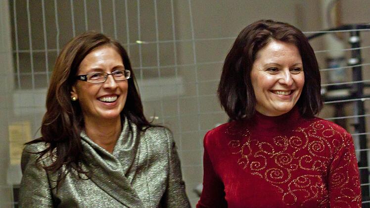 Antoinetta Bafas (links) und Nina Andreeva