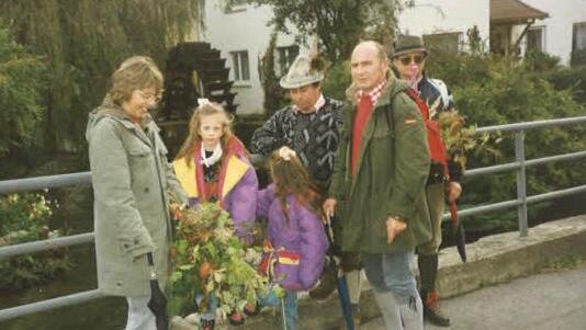 Kordigastwanderung im Herbst 1991. Foto: Archiv