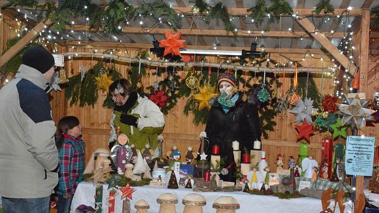 Die Weihnachtsstände waren vielfältig.