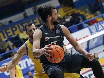 Assem Marei war zwar im Post von den Griechen meist nicht zu stoppen, präsentierte sich aber von der Freiwurflinie mit nur einem getroffenen Wurf bei acht Versuchen schwach.  Foto: championsleague.basketball