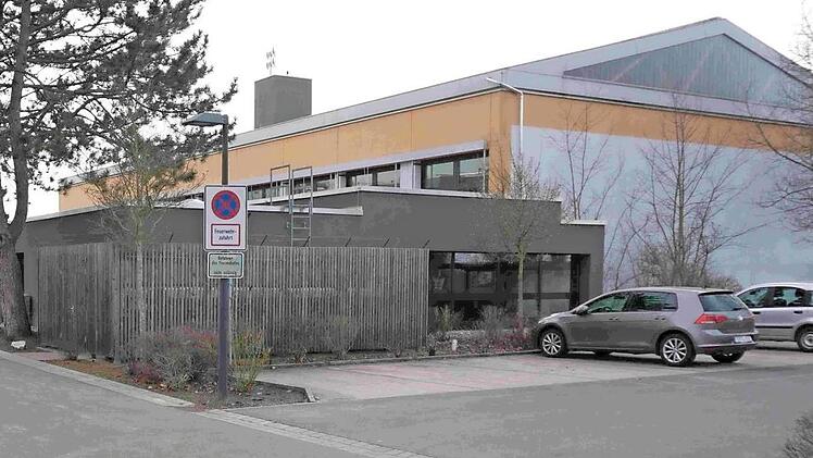 Die Sporthalle der Mittelschule wird zum Impfzentrum.