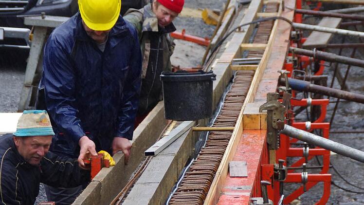 Bauarbeiten in Steinberg. Foto: Marco Meißner