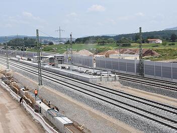 So sieht die Baustelle am Kersbacher Bahnhof aus. Foto: Christoph Wiedemann