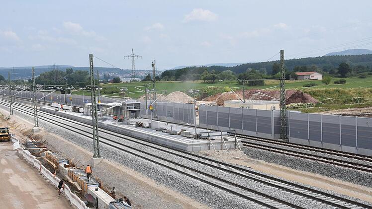 So sieht die Baustelle am Kersbacher Bahnhof aus. Foto: Christoph Wiedemann
