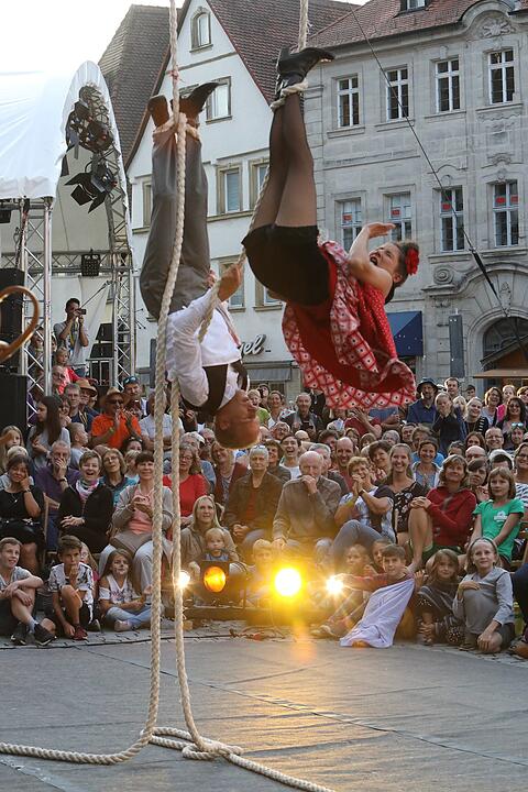 Einrücke vom Artistik-Festival ZirkArt in Forchheim