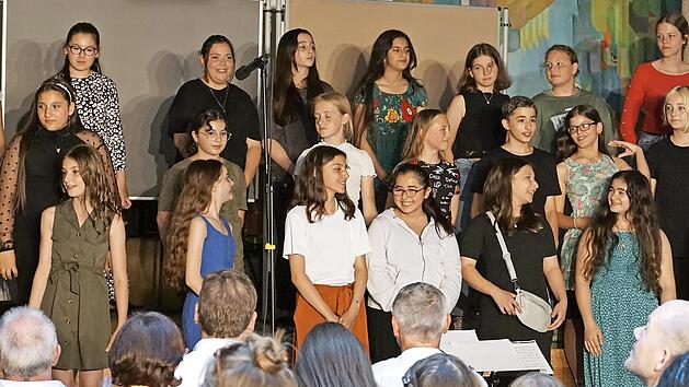 Die Sch&uuml;lerinnen und Sch&uuml;ler begeisterten ihr Publikum.