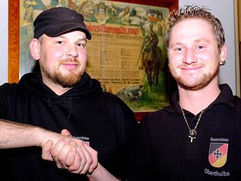 Daniel Wehner (rechts) ist jetzt Nachfolger des Vorsitzenden Andreas Kolb, der nicht mehr kandidierte. Fotos: Gerd Schaar