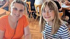 Stefanie Kübrich (l.), erste Vorsitzende, und Tanja Kämpfer-Hagen, Spartenleiterin Heinersberg.