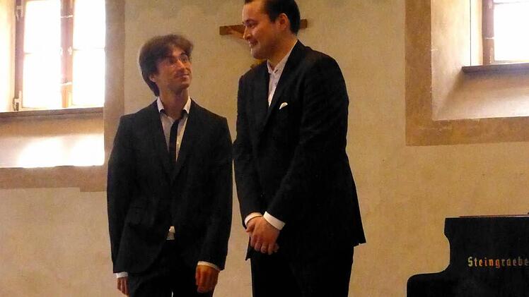 Wenn alles getan ist: Simon Bode (r.) und Nicholas Rimmer.  Foto: Ahnert